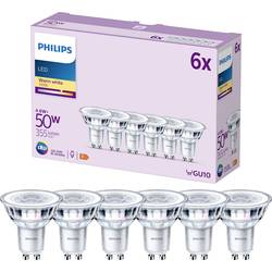 Philips Lighting 9290012152 LED Energetická třída (EEK2021) F (A - G) GU10 žárovka 4.6 W = 50 W teplá bílá (Ø x d) 50 mm x 54 mm 6 ks