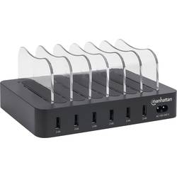 Manhattan 102254 USB nabíjecí hub 50 W do zásuvky (230 V) Výstupní proud (max.) 2.4 A USB 3.2 gen. 1 zásuvka A Počet výstupů: 6 x