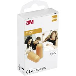 3M 1100P špunty do uší 35 dB pro jedno použití 2 pár