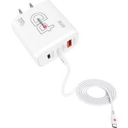 Skross Power Charger 65W PD GaN Combo+ US USB nabíječka vnitřní Výstupní proud (max.) 3.25 A USB 2.0 zásuvka A, USB-C® Počet výstupů: 3 x