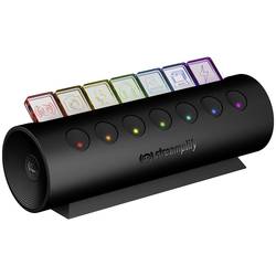 Streamplify Streamplify HUB CTRL 7, 7x USB 3.0 Typ A, RGB, 12V, EU-Netzkabel - schwarz USB 3.0-hub černá