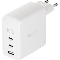 Vivanco TCVVTRIPPLEUSD100W nabíječka na telefon USB-A, USB-C® s funkcí rychlonabíjení 100 W bílá