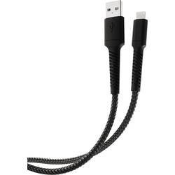 Vivanco Nabíjecí kabel USB USB 2.0 USB-A zástrčka, Apple Lightning konektor 2.5 m černá 61684