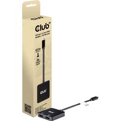 club3D USB-C® / HDMI adaptér USB-C ® zástrčka, Zásuvka HDMI-A 15 cm černá CSV-1558 Kabel pro displeje USB-C®