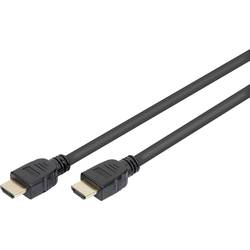 Digitus HDMI kabel Zástrčka HDMI-A, Zástrčka HDMI-A 5.00 m černá AK-330124-050-S 8K UHD, pozlacené kontakty, stínění pletivem, kompletní stínění, stíněný,