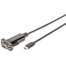 Digitus USB-C®, sériový adaptér [1x USB-C® zástrčka - 1x RS232 zástrčka ] DA-70166 1.00 m