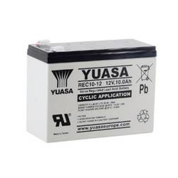 Yuasa REC10-12 olověný akumulátor 12 V 10 Ah olověný se skelným rounem (š x v x h) 151 x 112 x 65 mm nepatrné vybíjení