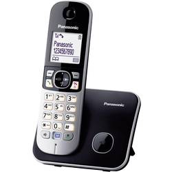 Panasonic KX-TG6811 DECT, GAP bezdrátový analogový telefon handsfree černá, stříbrná