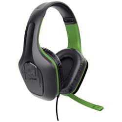 Trust GXT415X ZIROX XBox Sluchátka Over Ear kabelová, 24994, stereo, černá, zelená