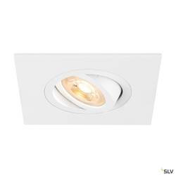 SLV 1007627 NEW TRIA 75 XL vestavné svítidlo, LED, GU10, bílá