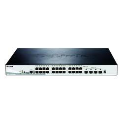 D-Link DGS-1510-28XMP/E síťový switch RJ45/SFP+, 24 + 4 porty, 128 Gbit/s, funkce PoE