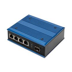 Digitus DN-651135 průmyslový ethernetový switch 4 + 1 port 10 / 100 / 1000 MBit/s funkce PoE