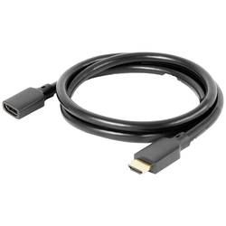 club3D HDMI kabel Zástrčka HDMI-A, Zásuvka HDMI-A 1.00 m černá CAC-1322 HDMI kabel