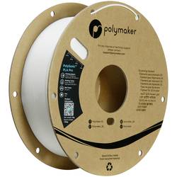 Polymaker PA13001 vlákno pro 3D tiskárny PLA+ Filament pro vysokorychlostní 3D tisk, Nárazuvzdorný 1.75 mm 1000 g bílá PolySonic™ 1 ks