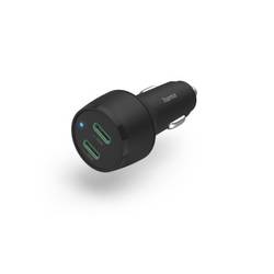 Hama USB nabíječka 45 W do auta, pro nákladní vozidla Výstupní proud (max.) 3000 mA USB-C® Počet výstupů: 2 x