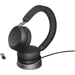 Jabra Evolve2 75 Sluchátka Over Ear kabelová, 27599-999-989, černá