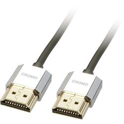 LINDY HDMI kabel Zástrčka HDMI-A, Zástrčka HDMI-A 0.50 m černá 41670 4K UHD HDMI kabel