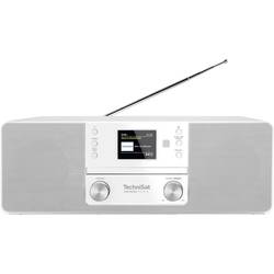 TechniSat DIGITRADIO 370 CD IR 0001/3949 stolní rádio, DAB+, DAB, FM, internetové, Wi-Fi, Bluetooth, CD, USB, internetové rádio, vč. dálkového ovládání, bílá