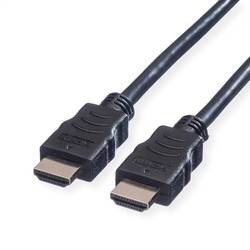 Value HDMI kabel Zástrčka HDMI-A, Zástrčka HDMI-A 3.00 m černá 11.99.5543 4K UHD, stíněný HDMI kabel