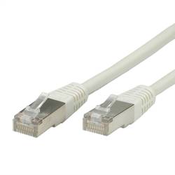 Value 21.99.0102 RJ45 síťové kabely, propojovací kabely CAT 5e F/UTP 2.00 m šedá 1 ks