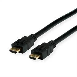 Value HDMI kabel Zástrčka HDMI-A, Zástrčka HDMI-A 10.00 m černá 11.99.5696 4K UHD, dvoužilový stíněný HDMI kabel