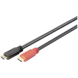 Digitus HDMI kabel Zástrčka HDMI-A 10 m černá DB-330118-100-S 4K UHD, dvoužilový stíněný, stínění pletivem, kompletní stínění, stíněný, bez halogenů, Aktivní