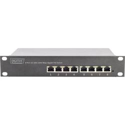 Digitus DN-95317 síťový switch, 8 portů, 10 / 100 / 1000 MBit/s, funkce PoE