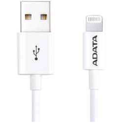 ADATA USB kabel USB 2.0 Apple Lightning konektor, USB-A zástrčka 1.00 m bílá AMFIPL-1M-CWH