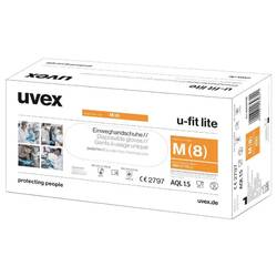 uvex u-fit lite 6016810 100 ks jednorázové rukavice Velikost rukavic: XL EN 420:2003+A1:2009, EN 374-1:2016+A1:2018, EN 374-5:2016, EN 374-4