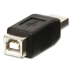 LINDY USB 2.0 adaptér [1x USB 2.0 zástrčka A - 1x USB 2.0 zásuvka B] 71231