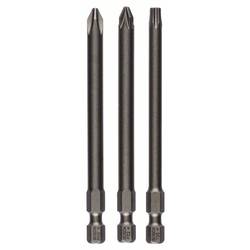 Bosch Accessories 2607001767 sada bitů PH 2, PZ 2, T 25 extra tvrdé E 6.3 3 ks