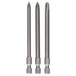 Bosch Accessories 2607001757 křížový bit PH 1, PH 2, PH 3 extra tvrdé E 6.3 3 ks