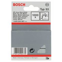 Bosch Accessories 1609200367 Svorky do sponkovačky Typ 53 Vnější délka 12 mm 1000 ks