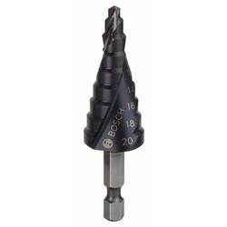 Bosch Accessories 2608588070 HSS stupňovitý vrták 4 - 20 mm TiAIN Celková délka 70.5 mm 1/4 (6,3 mm) 1 ks