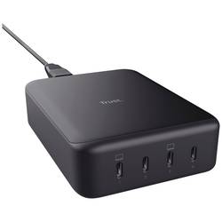 Trust MAXO USB nabíječka 240 W vnitřní, do zásuvky (230 V) USB-C® zásuvka (nabíjení) Počet výstupů: 4 x USB Power Delivery (USB-PD)