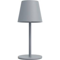 m-e modern-electronics LUNA-80 G 41435 akumulátorová stolní lampa LED pevně vestavěné LED 3 W šedá