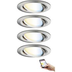 Paulmann LED vestavné svítidlo, LED, 18 W, železo (kartáčované)