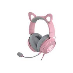 RAZER Kraken Kitty V2 Pro Sluchátka Over Ear kabelová, RZ04-04510200-R3M1, stereo, růžová