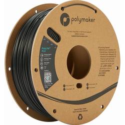 Polymaker PA02037 Polymaker PolyLite PLA Filament True Black 1.75 mm / 3kg vlákno pro 3D tiskárny PLA plast Vysoká tuhost, Vysoká pevnost v tahu 1.75 mm 3000