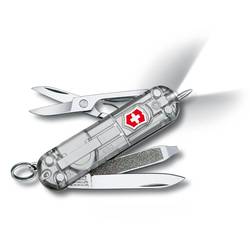 Victorinox Signature Lite SilverTech 0.6226.T7 švýcarský kapesní nožík počet funkcí 7 stříbrná (transparentní)