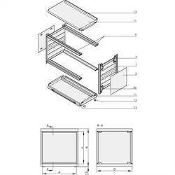 nVent SCHROFF 24571187 pouzdro 177 x 435.5 vícebarevná 1 ks