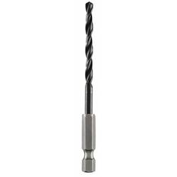 Bosch Accessories 2609255141 HSS kovový spirálový vrták, 4 mm, válcované za tepla, 1/4 (6,3 mm), 1 ks