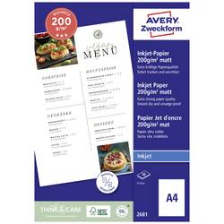 Avery-Zweckform 2681 2681 papír do inkoustové tiskárny A4 200 g/m² 50 listů oboustranně potisknutelný