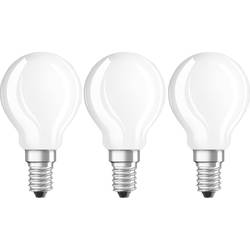 OSRAM 4058075819399 LED Energetická třída (EEK2021) E (A - G) E14 kapkový tvar 4 W = 40 W teplá bílá (Ø x d) 45 mm x 78 mm vlákno 3 ks