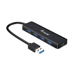 Equip 4-Port-USB-3.2 Gen 1-Hub und Adapter für USB-C 5 portů USB-C® (USB 3.1) Multiport hub černá