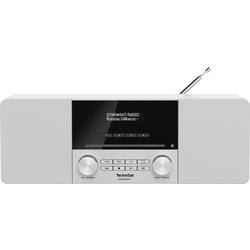 TechniSat DIGITRADIO 3 0001/3913 stolní rádio, DAB+, FM, CD, USB, Bluetooth, vč. dálkového ovládání, funkce alarmu, s USB nabíječkou, bílá