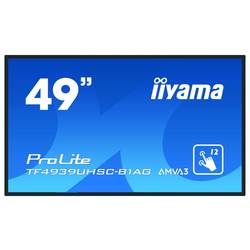 Iiyama ProLite TF4939UHSC-B1AG velkoformátový displej Energetická třída (EEK2021): G (A - G) 124.5 cm (49 palec) 3840 x 2160 Pixel 24/7 integrován reproduktor,