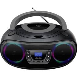 Denver TDB-212GR CD-rádio DAB+, DAB, FM AUX, USB, Bluetooth, CD černá, šedá