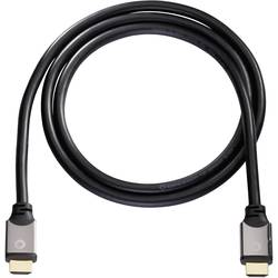 Oehlbach HDMI kabel Zástrčka HDMI-A, Zástrčka HDMI-A 10.00 m černá 92458 4K UHD, Audio Return Channel, pozlacené kontakty HDMI kabel