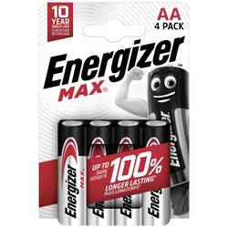 Energizer Max tužková baterie AA alkalicko-manganová, 1.5 V, 4 ks